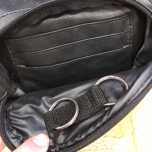 Women’s Purse - Imitation Leather, Black - Picture 5 of 16